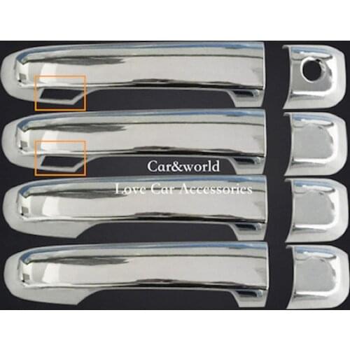 For 2016-2021 Toyota Land Cruiser V8 200 LC200 Door Handle Cover Door Bowl Trims ABS Chrome Stickers Car-Styling Accessories