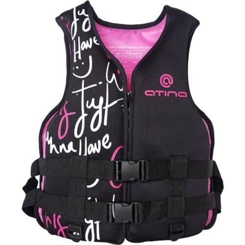 Neoprene Floating Life Vest Jacket Youth Adult Boating 40-100KG Buoyancy Outdoor Water sports for Swimming Drifting Fishing Surf