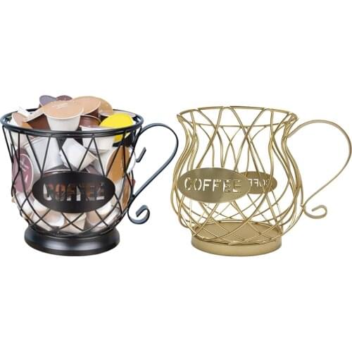 Coffee Capsule Organizer Storage Basket Practical Coffee Drawers Capsules Holder For Nespresso Coffee Capsule Shelves