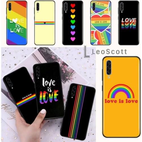 Gay Lesbian LGBT Rainbow Phone Case For Samsung Galaxy A 3 6 7 8 10 21 01 11 31 91 10S 20S 30S 50S PLUS