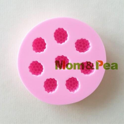 Mom&Pea 1393 Free Shipping Raspberry Silicone Mold Cake Decoration Fondant Cake 3D Mold Soap Mold Food Grade