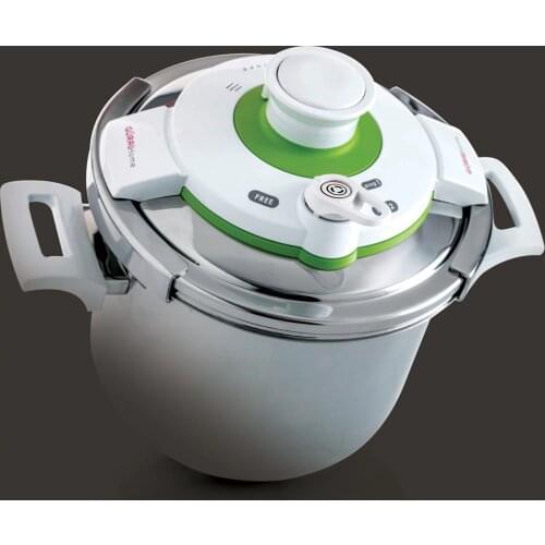 Güral Porcelain Steel Pressure Cooker 7 Liter