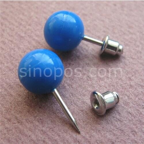 Secured Kiss Clasp Pins With Anchor, straight safety push map pin steel ball head sewing quilting purse DIY craft basting needle