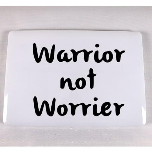 Modern Warrior not Worrier laptop sticker vinly Full Body Cover Skin For laptop Air Retina Laptop skin decoration