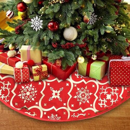 Christmas Tree Skirt Xmas Tree Mat Home Decoration 120cm New Year Xmas Home Ornament