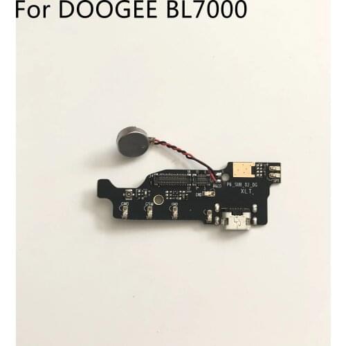 Used USB Plug Charge Board + Vibration Motor For DOOGEE BL7000 MTK6750T Octa Core 5.5'' FHD 1920x1080 + Tracking Number