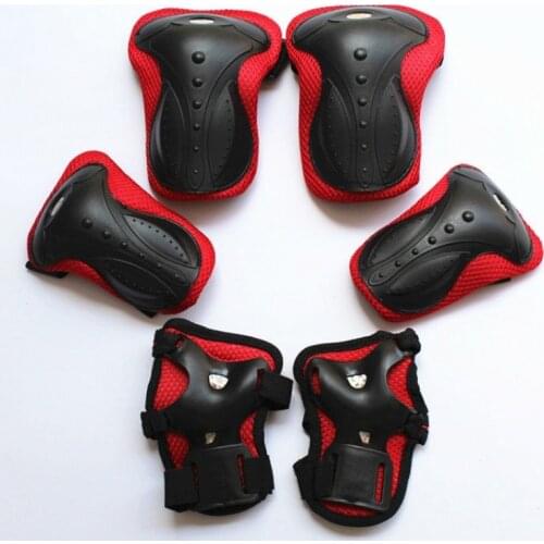 1Set Wrist Support Protection Electric Scooter Riding Biking Skating Knee Pads & Elbow Pads Set 6 in 1,for Adults Sports Safety
