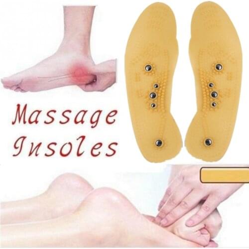 1 Pair Magnetic Massage Insole Foot Massage Physiotherapy Therapy Acupressure Slimming Body Magnetic Massage Insole Feet Massage