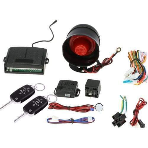 10Sets/Lot Car Alarm Remote Control Alarm With Speaker Car Vehicle Auto Burglar Alarm Protection Keyless Entry Security System