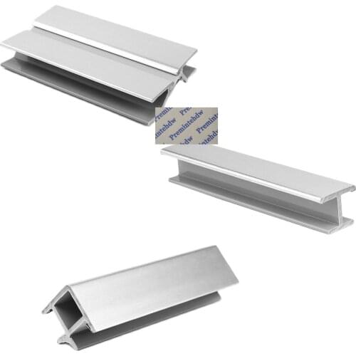 20Pcs Kitchen Plinth 90 Degrees Corner Connector Toe kick Board Connecting Brushed Aluminum Foil PVC Kicker Board