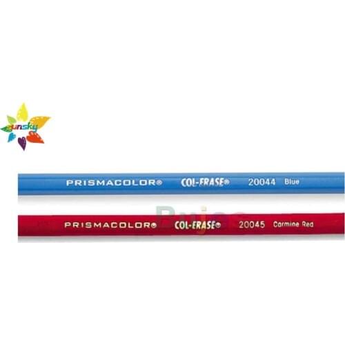 20044/20054 red blue single color sanford Anime draw pencil oil pencil soft big core paint pencil Sanford Prismacolor oil pencil
