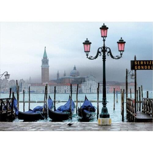 3D Diy Diamond Painting Cross Stitch Pattern 5D Diamond Embroidery Venice Sunset diamond Mosaic Resin Home Decor Painting TY84