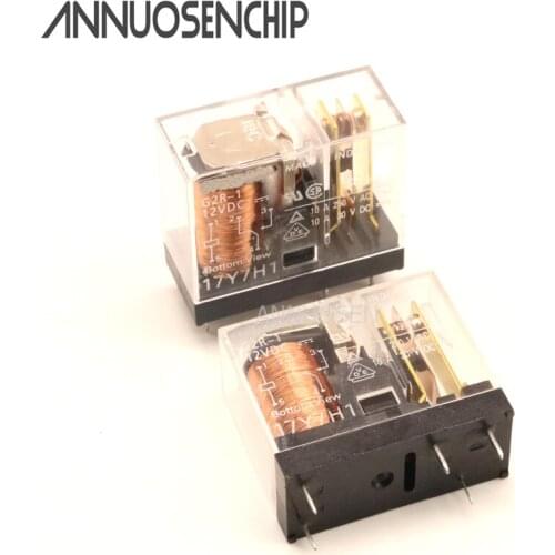 5Pcs G2R-1 12VDC 24VDC Relay G2R-1-12V G2R-1-24V SPDT NC 5 Pins