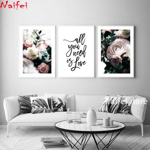 Pink peony Flower and letter diy diamond painting full drill square round diamond mosaic embroidery still life home decoration