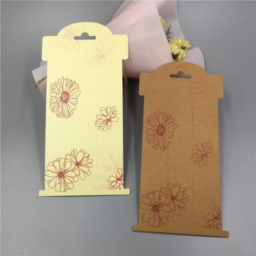 Free Shipping 16*8cm Jewelry White&Kraft &yellow Paper Cards Jewelry Hair Clip Accessories Cards Accept custom logo
