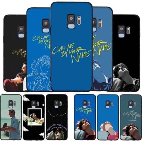 Call Me by Your Name Black TPU Silicone Soft Phone Case For Samsung Galaxy S20 S10 S9 S8 Plus Lite NOTE 10 9 8 S7 EDGE