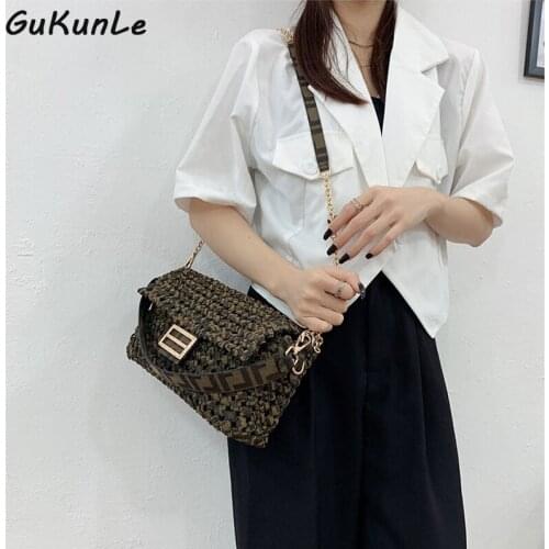 GuKunLe Women's Knitted Bags