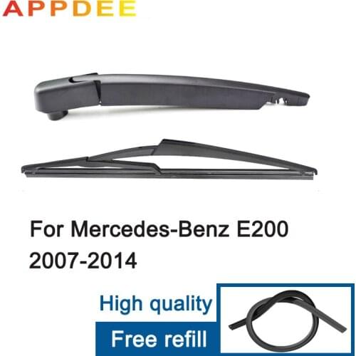 APPDEE Wiper 12" Rear Wiper Blade & Arm Set Kit For Mercedes-Benz E200 E250 E300 E350 E400 E550 E63 S212 2009 2010 2011 2012