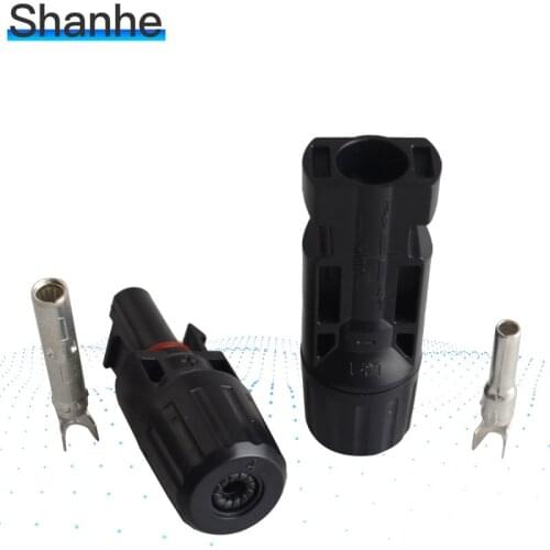 Male + Female M/F Connectors Set for PV Solar Panel Cable Accessories 30A