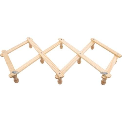 Hot Sale Wooden Expanding Clothes Hanger Expandable Coat Rack Holder Shelf Hat Closet Wall Hook Home Decor Simple Bracket
