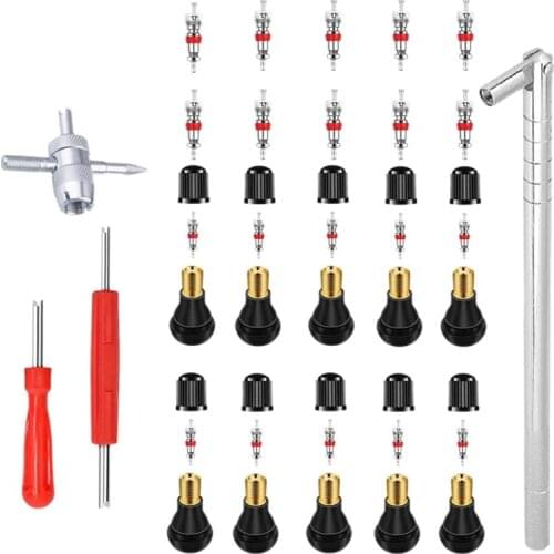 Tyre Repair Kit Valve Stem Removal Tool Valve Cores, Way, Valve Core Remover Tool, Tire Repair Valve Tool Auto Parts