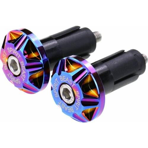 Spirit Beast Motorcycle Handlebar Ends Bar Grips Caps For Inner 13-20mm Universal Motorbike Dirt Bike Bicycle Honda Yamaha