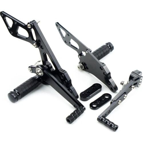 NICECNC CNC Billet Racing Rear Sets Foot Peg Footrest For Suzuki GSXR600 GSX-R600 GSXR750 GSX-R750 2011 2012 2013 2014