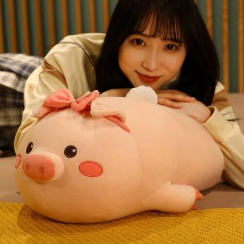 New Arrival 40/60cm Cute Fat Pig Plush Toys Stuffed Cat Doll Animal Rabbit Plush Pillow Cushion Lovely Birthday Gift For Kids