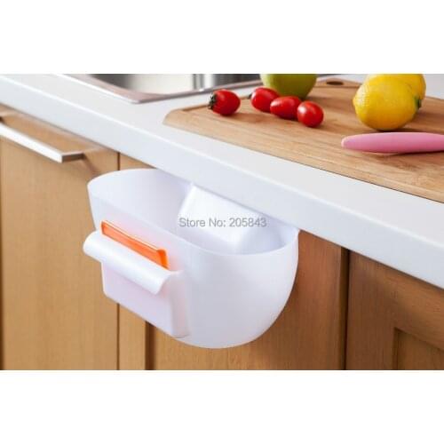 Plastic storage box desktop garbage storage bin kitchen plastic container storage drawers