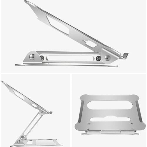 Laptop Foldable Stand Tablet Stand Aluminum Alloy Universal Adjustable Non-Slip Cooling Support For Home Office Bracket Holder