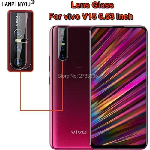 For vivo V15 6.53" Clear Ultra Slim Back Camera Lens Protector Rear Camera Lens Cover Tempered Glass Film