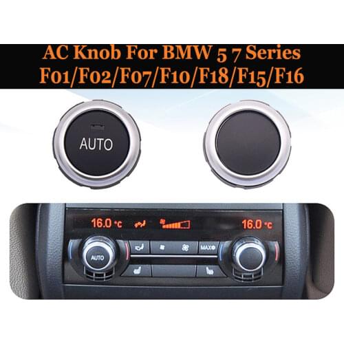 AC Knob Air Conditioning Temperature Adjustment Heat Control Switch Knob For BMW 5 7 Series F01/F02/F07/F10/F18 F15/X5 F16/X6