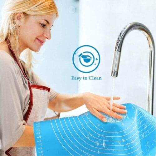 Silicone Kneading Dough Mat Cookie Cake Baking Mat Tools Non-stick Rolling Mats Pastry Accessories Sheet Pads Kitchen Accessorie