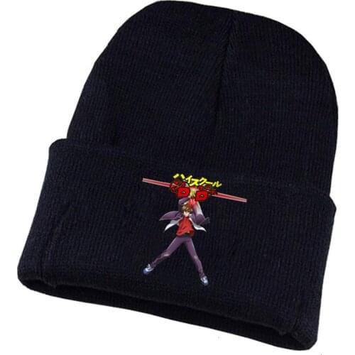Anime High School D×D Knitted hat Cosplay hat Unisex Print Adult Casual Cotton hat teenagers winter Knitted Cap
