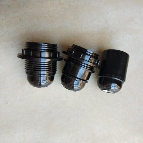 CE/CQC E27 black bakelite sockets plastic lamp holders 110V/220V 3 styles for table/ floor light lighting accessories