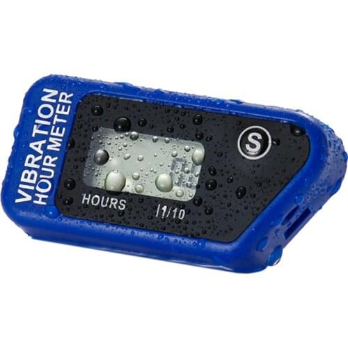 Waterproof Resettable LCD Wireless Vibration Hour Meter For Chainsaw Pit Bike Dirt Quad Bike Lawn Mower Snowmobile ATV Marine Mo