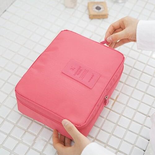 High-quality portable ladies cosmetic bag waterproof beauty box storage bag toiletries bag toilet bag travel cosmetic box