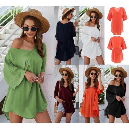 WOOOLAN.Y Loose Summer Dresses