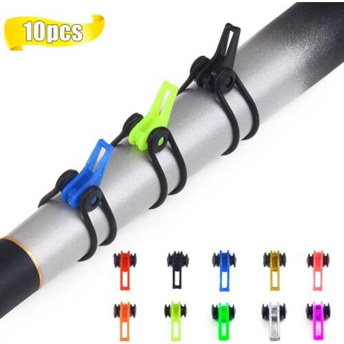 10pcs Plastic Fishing Hook Secure Keeper Holder Lure Accessories Jig Hooks Safe Keeping For Fishing Rod Tool Bait Casting
