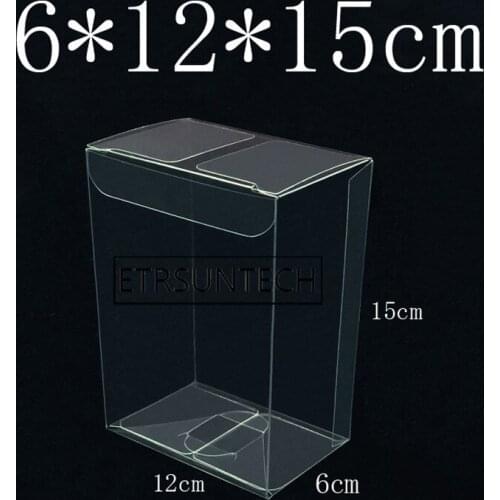 100pcs Clear PVC Belt Display Box Transparent Plastic Universale Men Male Buckle Belt Waist Strap Gift Box Packaging Box