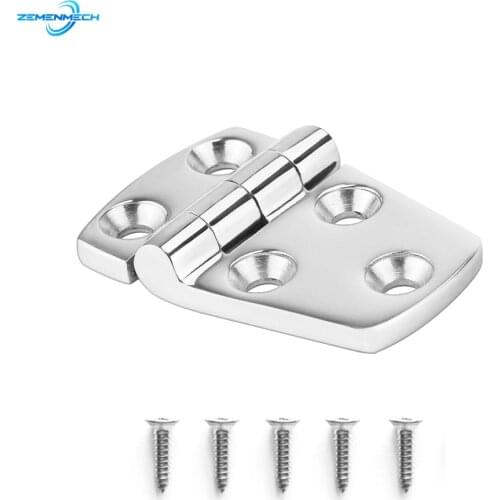 316 Stainless Steel Heavy Duty Marine Grade Cast Boat Caravan RV Deck Cabinet Drawer Flush Door Strap Butt Hinge Marine Hardware