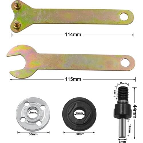 5pcs 10mm Electric Drill Conversion Angle Grinder Connecting Rod For Cutting Disc Polishing Wheel Metals Handle Dolder Adapter A