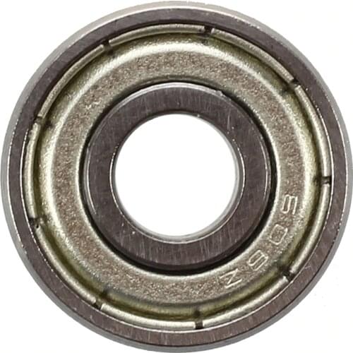 606Z 6 x 17 x 6mm Metal Miniature Deep Groove Ball Bearings 5 Pcs