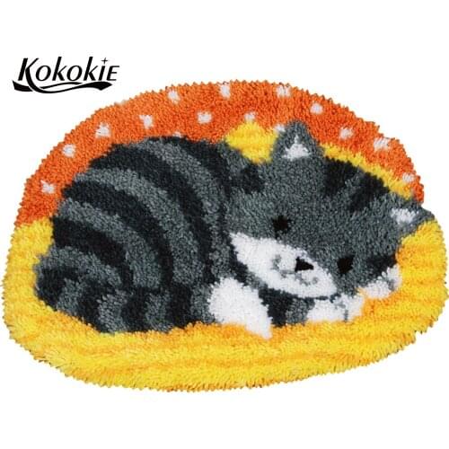 Handmade accessories for tapestry kits latch hook kit crocheting yarn needlework diy rug carpet handwerken knooppakket carpet