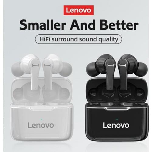 Lenovo QT82 Wireless Bluetooth Earphones HIFI Sound Low Latency Headphones Touch Control Voice Calls Sport Waterproof Headset