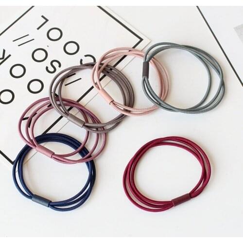 10 Colors Elastic Hair Bandsspinki Dla Dziewczynek Girls Hair Accessories Hair Bows Bandeau Cheveux Hair Bands for Women