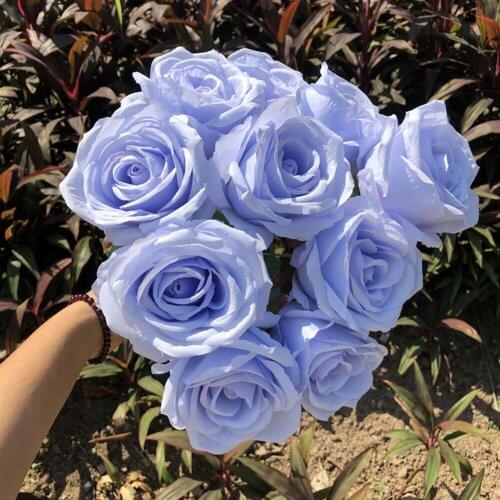 Artificial Silk Flowers Bouquet Craft Fake Flowers Floral Decor For Home Dining Table Hotel DIY Party Marriage Wedding