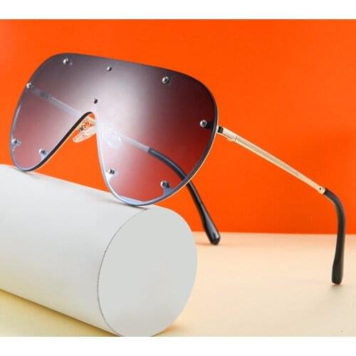 JackJad 2020 Fashion Cool Unique Pilot Style Rivets Sunglasses Women ins Vintage Brand Design Sun Glasses Oculos De Sol 17317