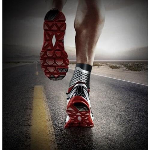 1 PCS Ankle Men Women Foot Brace Compression Support Sleeve Elastic Breathable for Running,Hiking,Mountain Climbing