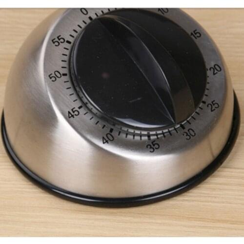 Lafouryet Store Kitchen timer kitchen timer cartoon timer stainless steel round table timer